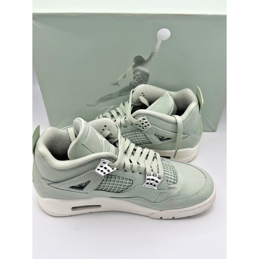 Nike Air Jordan 4 Retro Abundance Seafoam HV0823-003 Women 10 Men 8.5 Box
